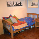 Bespoke oak bed frame