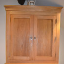 Handcrafted bathroom cabinet