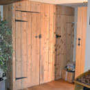 Bespoke wooden wardrobes